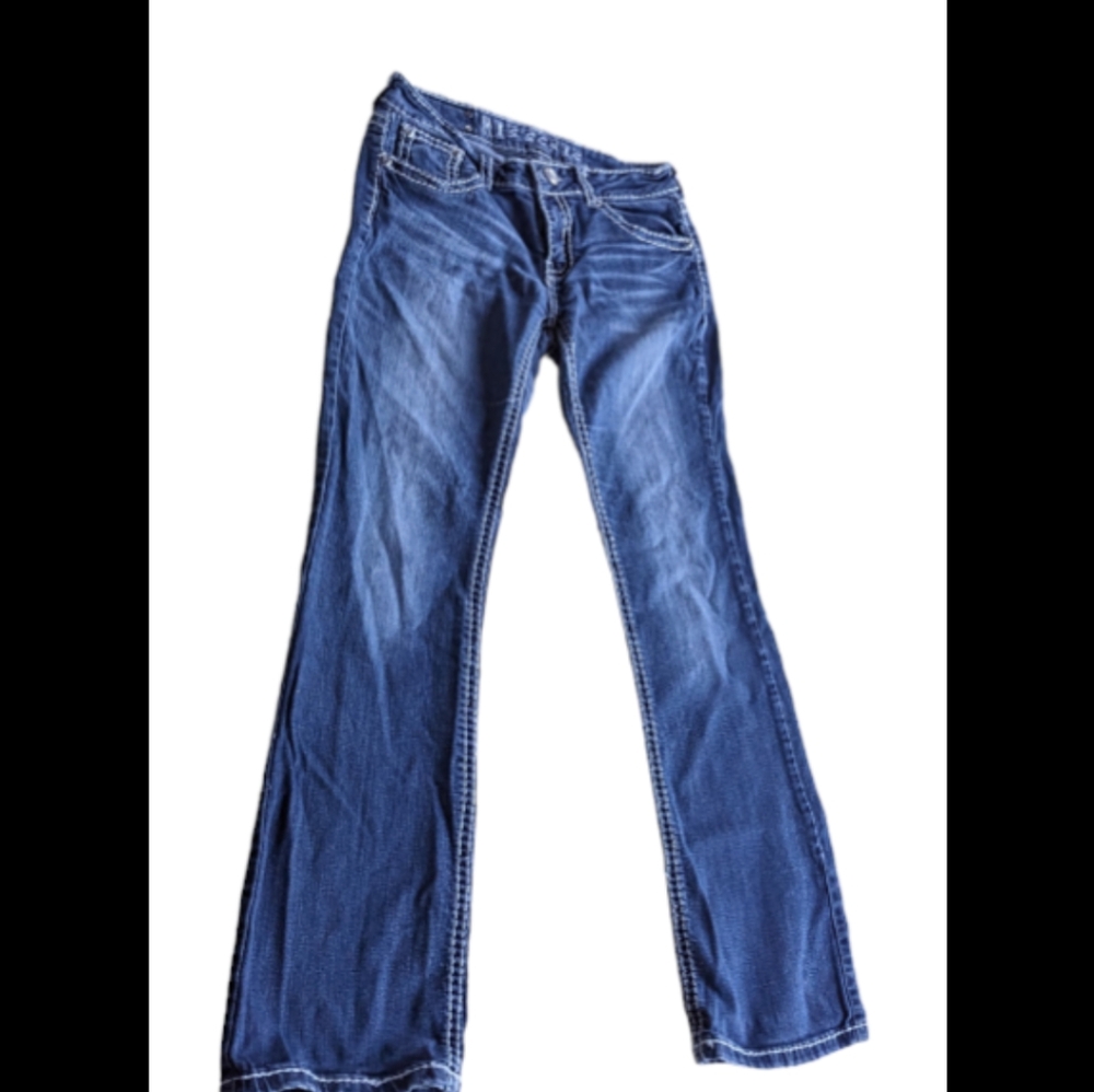 Miss chic women's size 11 Jeans 30 inseam studded jeweled